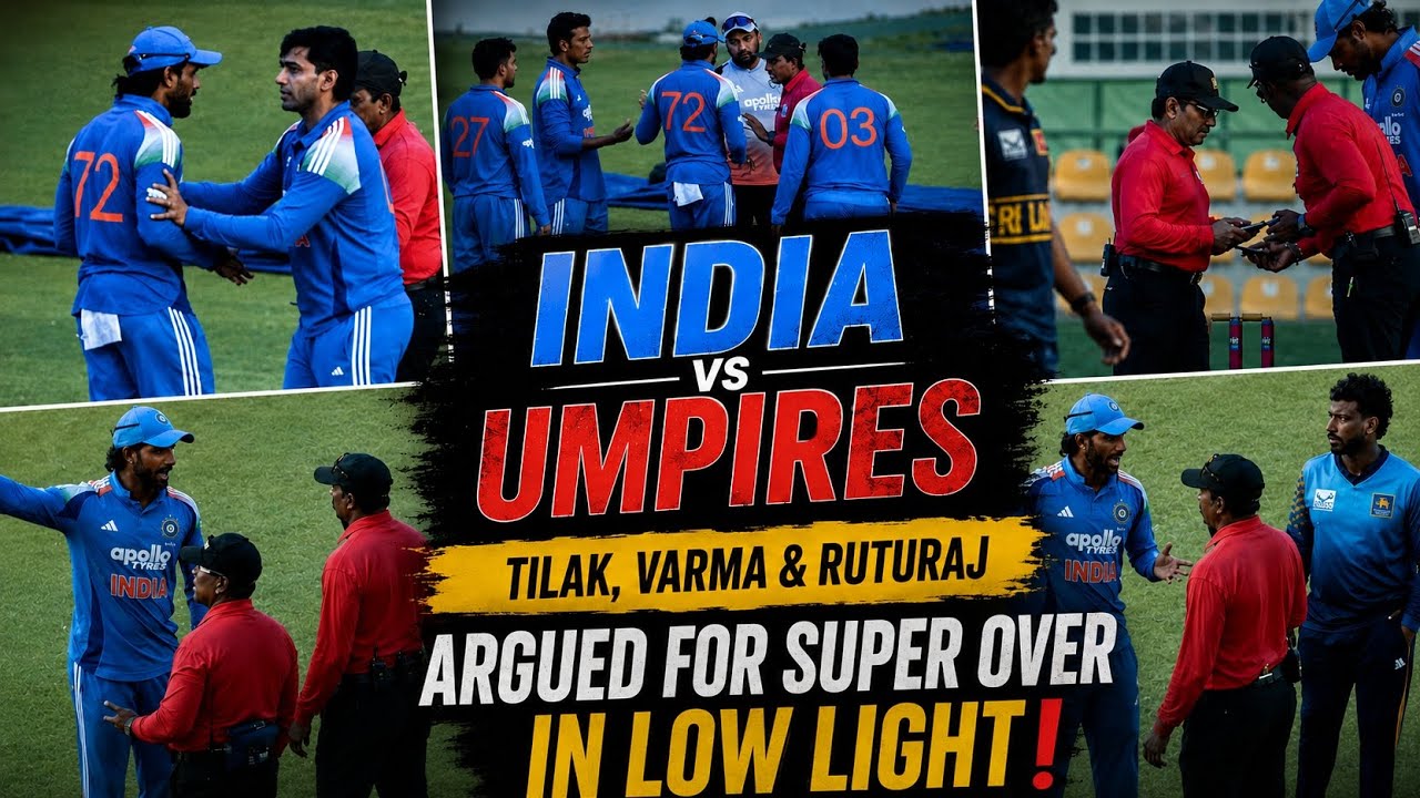 INDIA vs UMPIRES! Super Over Drama 😱😎🥵#INDvSL #IndiaVsUmpires #SuperOver #SuperOverDrama #TilakVarma