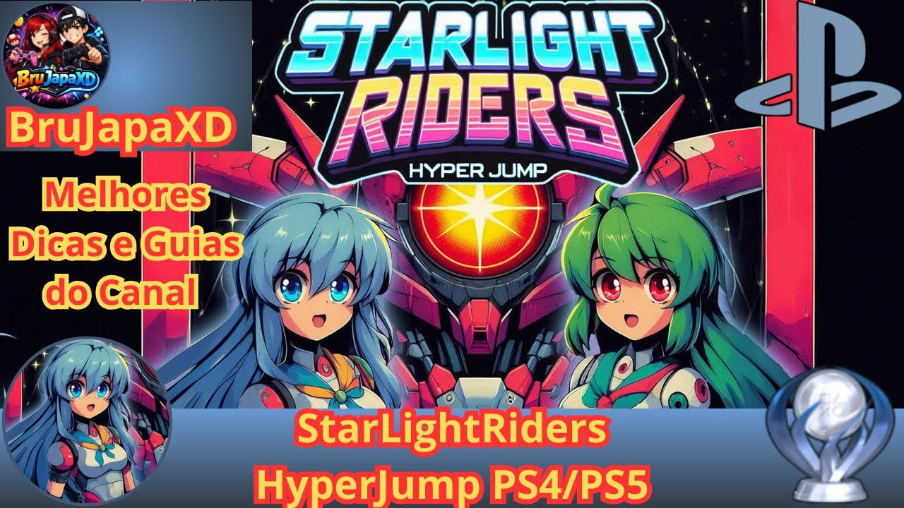 StarLightRiders:HyperJump PS4/PS5 Ação Espacial|Caos em Alta Velocidade|Guia de Platina 100%