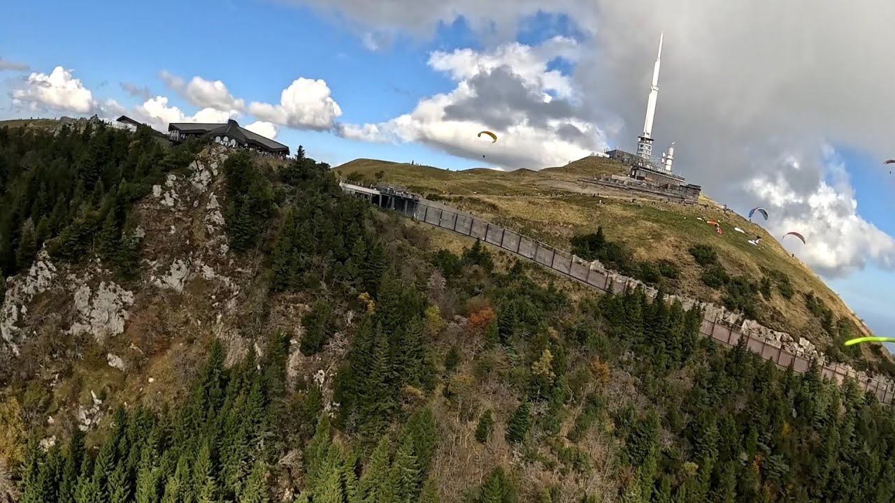 Premier plouff au Puy de Dôme : stress et imprévu en parapente