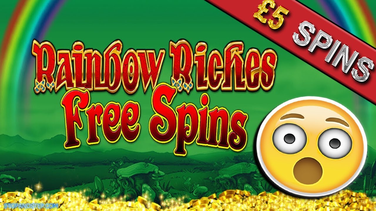 Rainbow Riches Free Spins Slot &pound;5 Spins BONUS!!!!