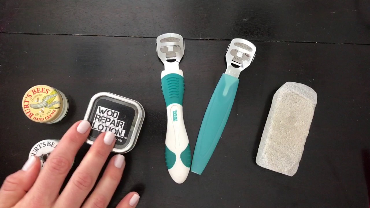 Hand care: trimming calluses and preventing tears