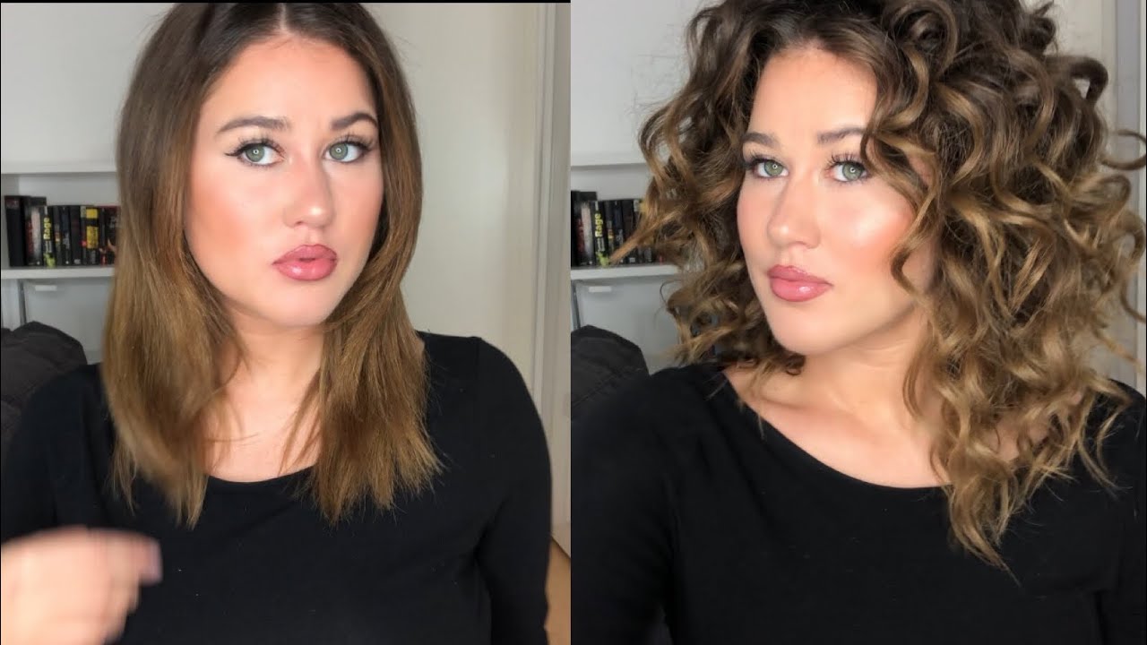 Voluminöse Mini Locken bei Kurzem Haar mit einem Lockenstab I MINI CURLS BY SHORT HAIR