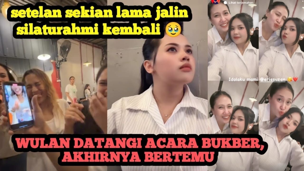 WULAN DATANGI SILATURAHMI ‼️ Akhirnya bertemu setelah sekian lama