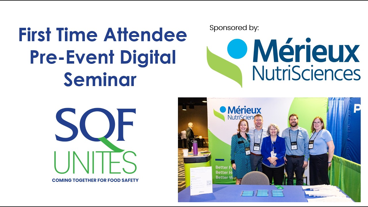 SQF Unites 2026 First Timers Digital Seminar Sponsored by Mérieux NutriSciences
