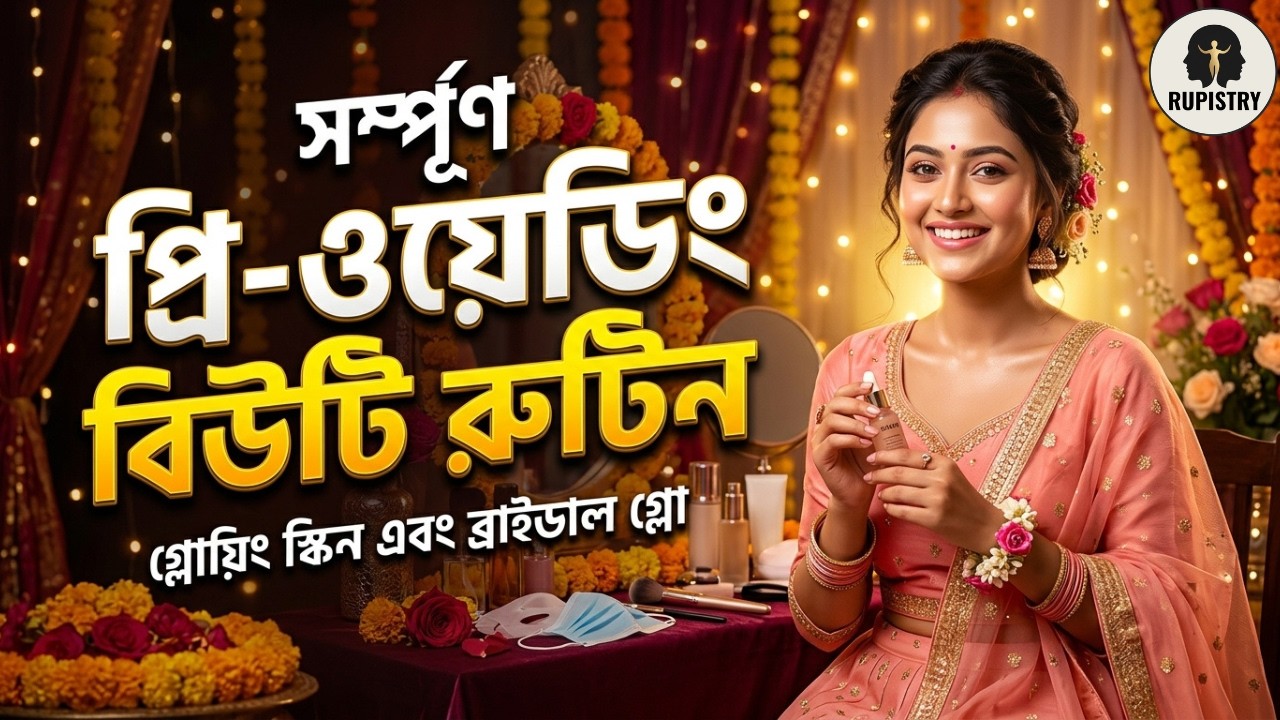 Bridal Skincare Tips:Wedding Beauty Preparation(Bangla)🌷বিয়ের আগের সম্পূর্ণ বিউটি রুটিন💎