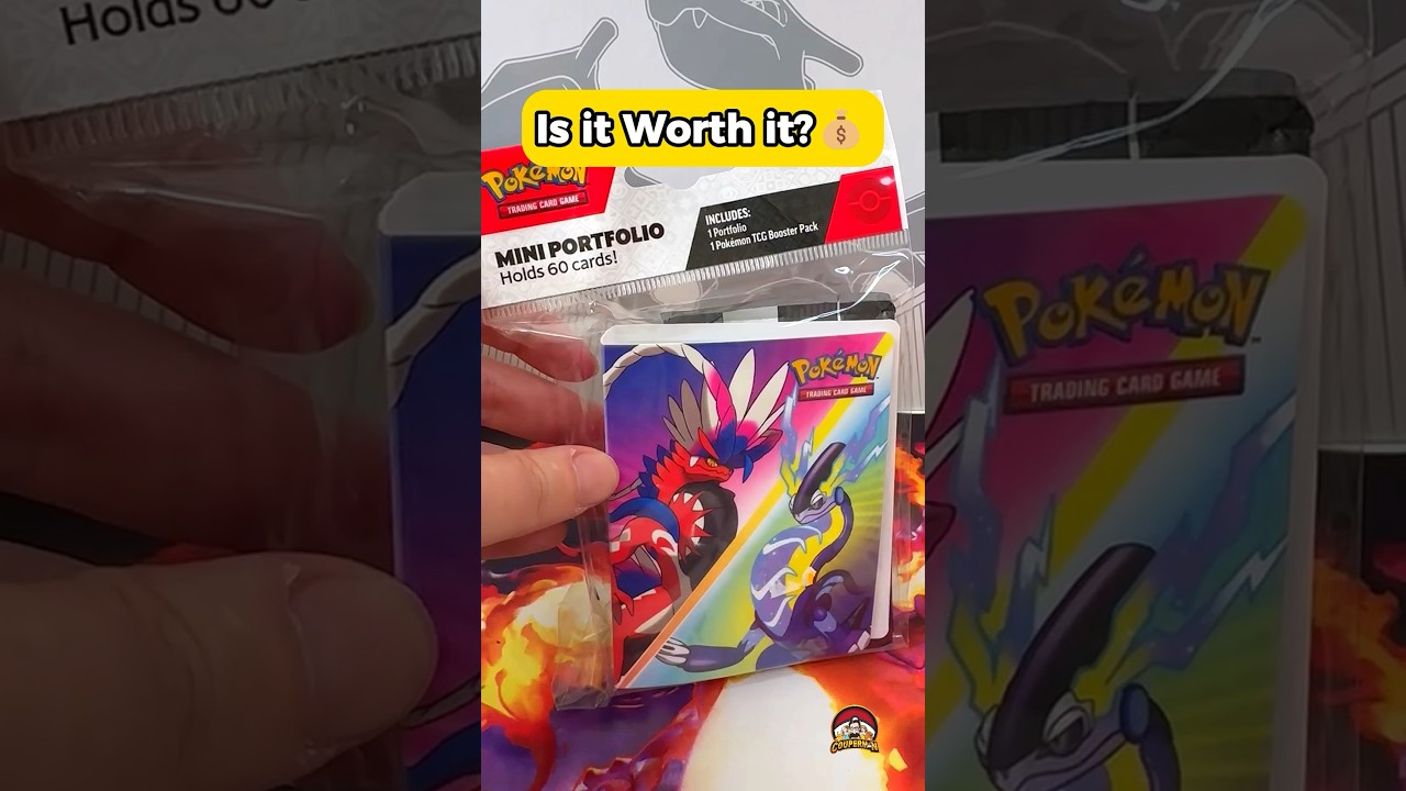 Is it worth it? Pok&eacute;mon Mini Portfolio Pack Opening: Scarlet and Violet 🤯👀 #shorts