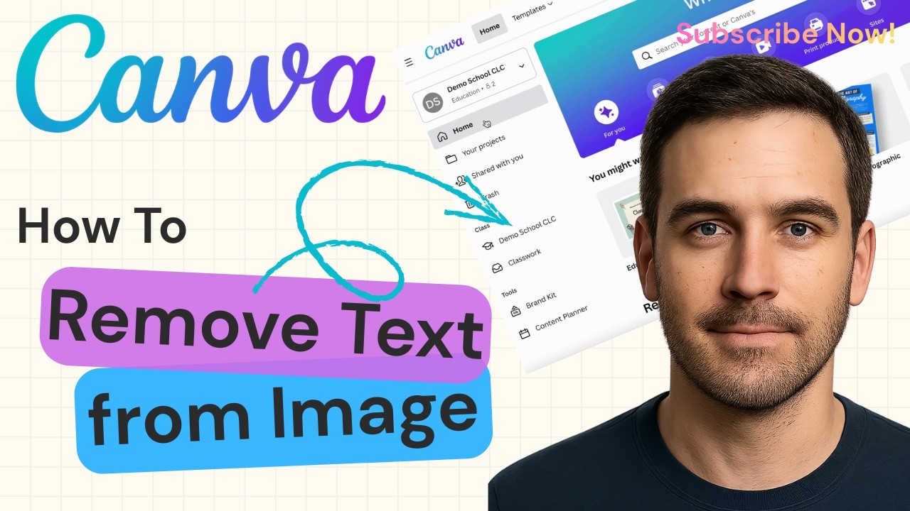 How to Remove Text from Image in Canva | Magic Eraser Tutorial 2026