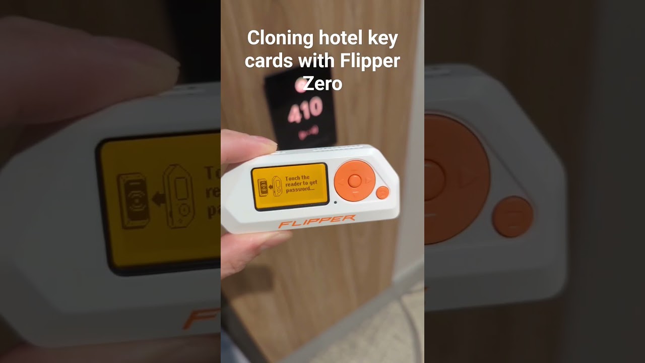 Can a Flipper Zero copy a hotel key card?