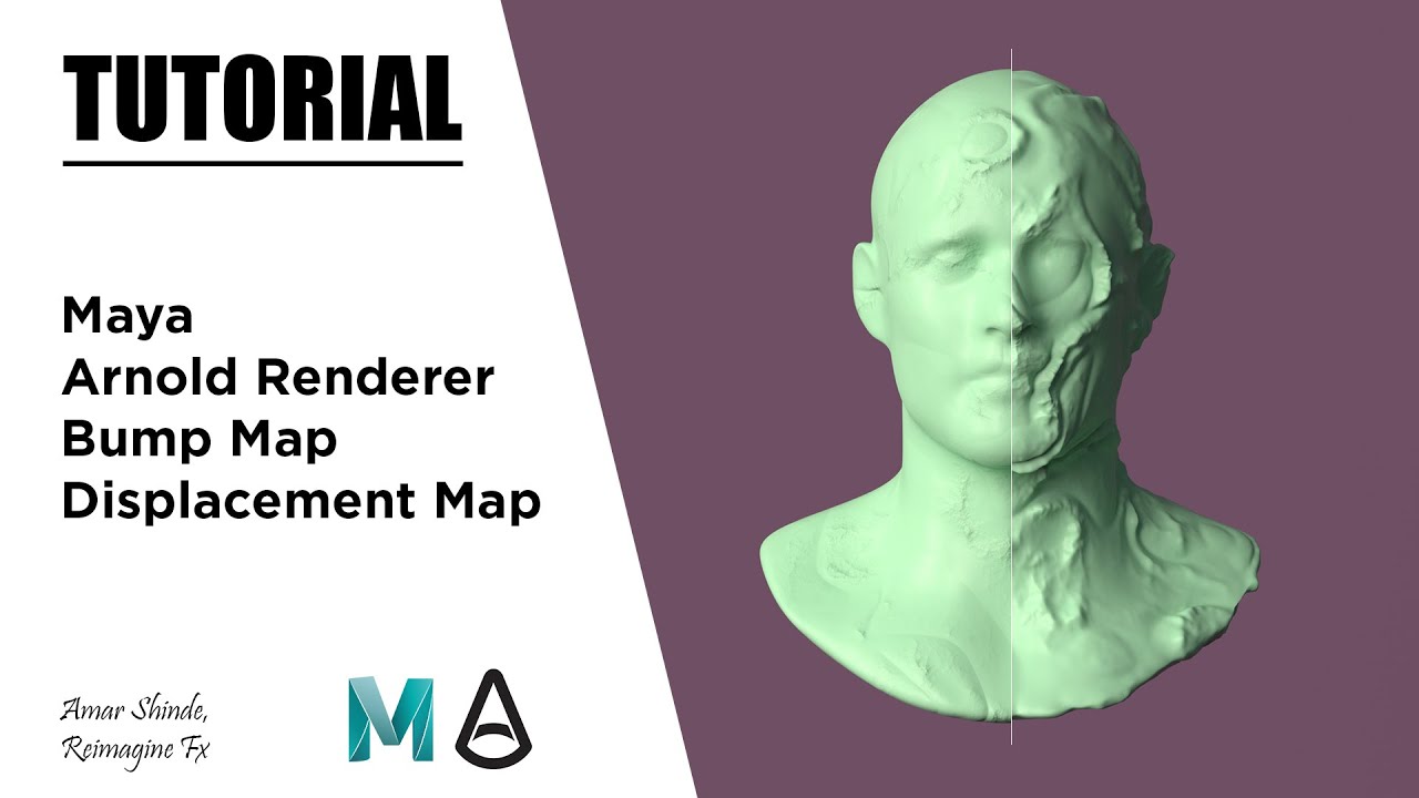 Understanding Bump & Displacement Map In Maya And Arnold - Tutorial