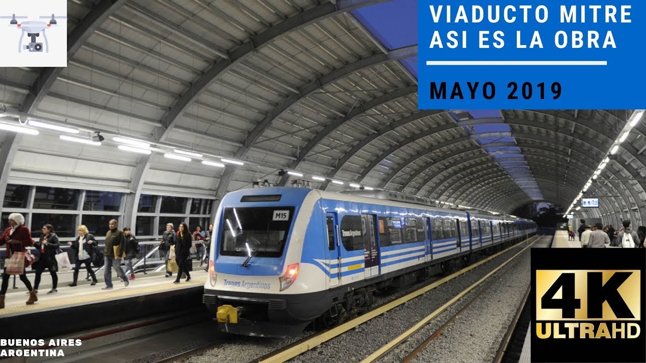 Inauguracion Viaducto Mitre, Asi Se ve en toda su extension 4k, Mayo 2019