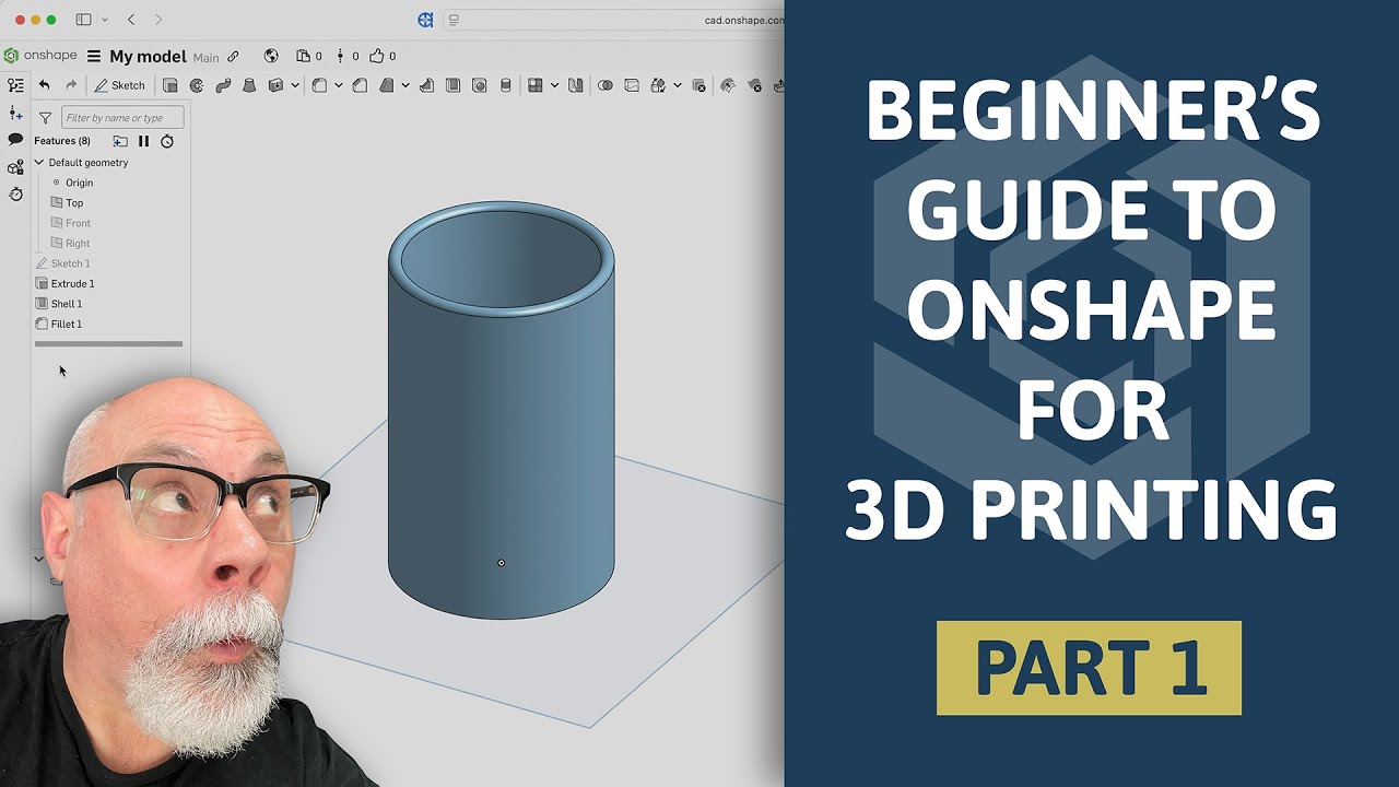 Beginner's Guide to 3D modelling for 3D Printing with Onshape - Part 1