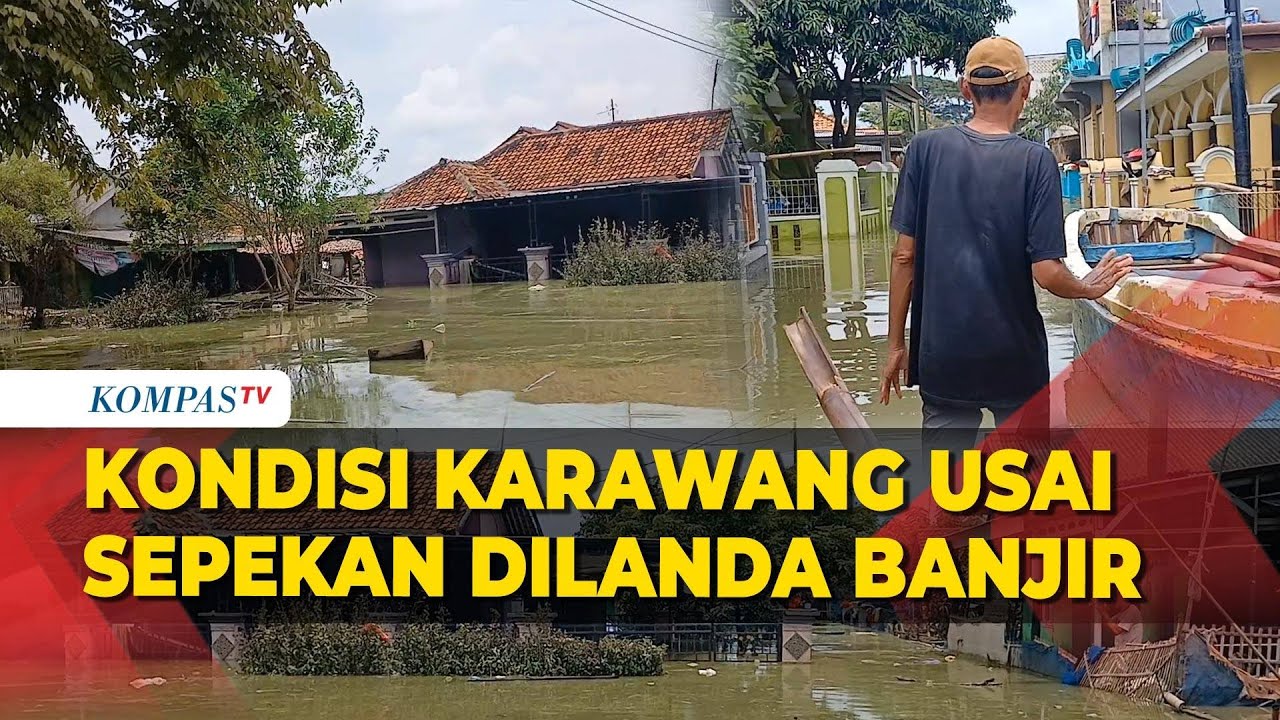 Begini Keadaan Karawang Setelah Sepekan Dilanda Banjir