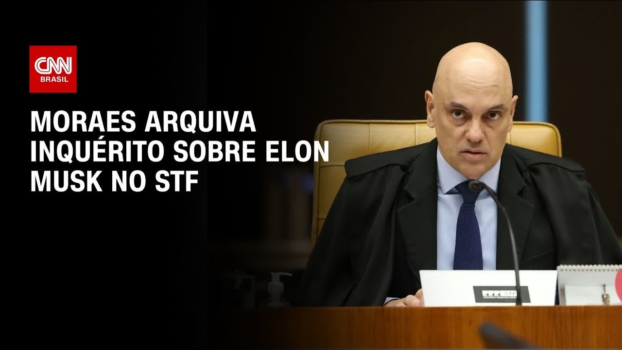 Moraes atende PGR e arquiva inquérito que investigava Elon Musk no STF | CNN 360º