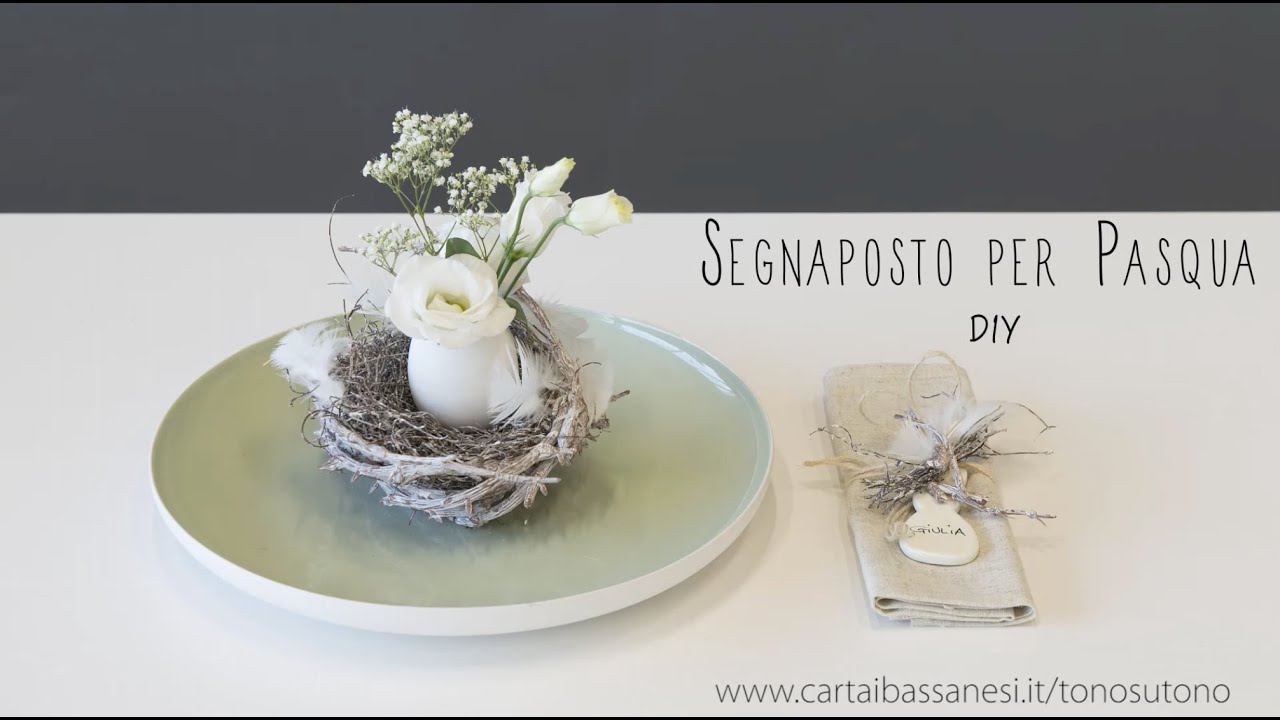 Tutorial TonoSUTono - Segnaposto per Pasqua