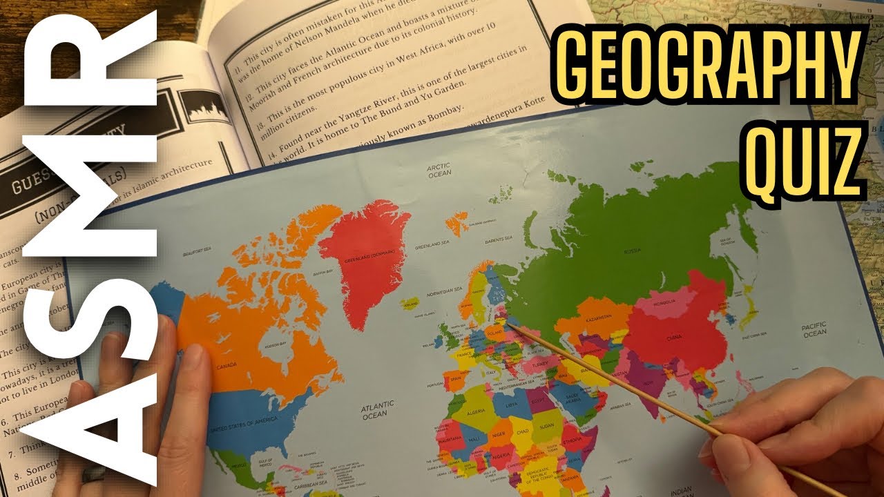 Geography Quiz before you sleep 😴 [ASMR]