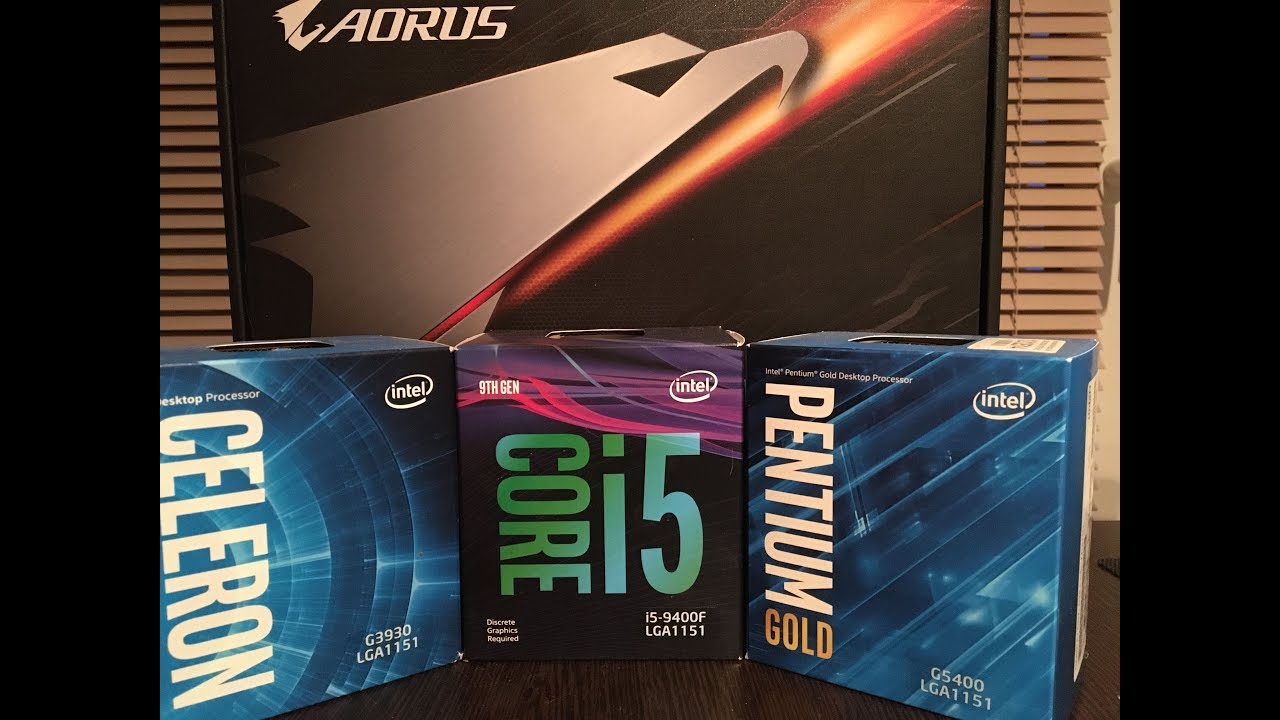 Pentium G5400, i3 9100f, i5 9400f (обзор)