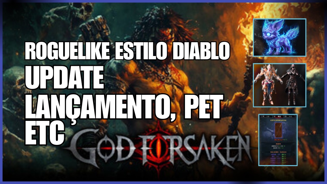 Roguelike estilo DIABLO com atualiza&ccedil;&otilde;es pet etc