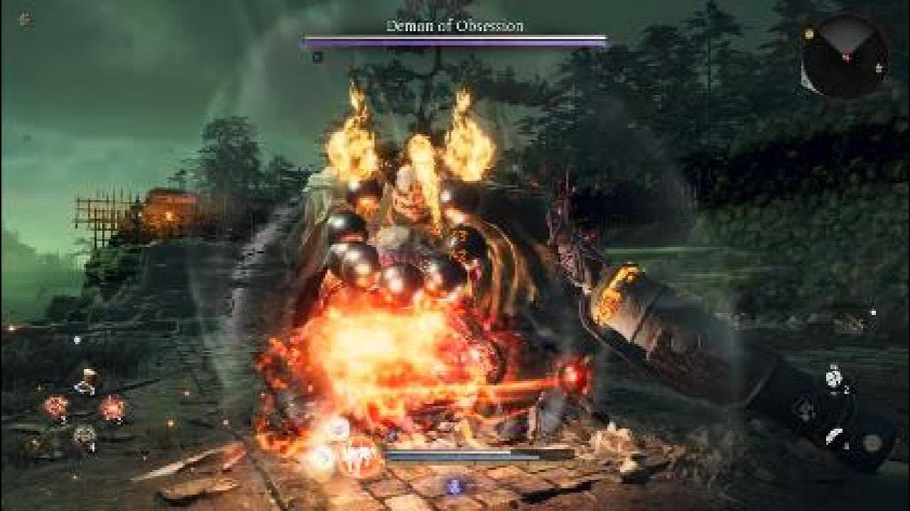 Nioh 3 - Demon of Obsession fight (first try win)