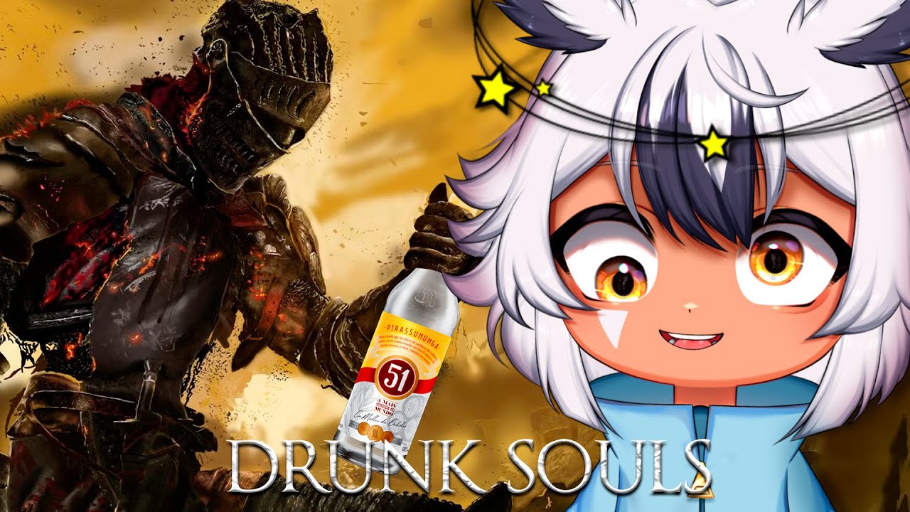 A CADA MORTE = 1 SHOT no PRIMEIRO QUADRO DE DRUNKI SOULS!!!