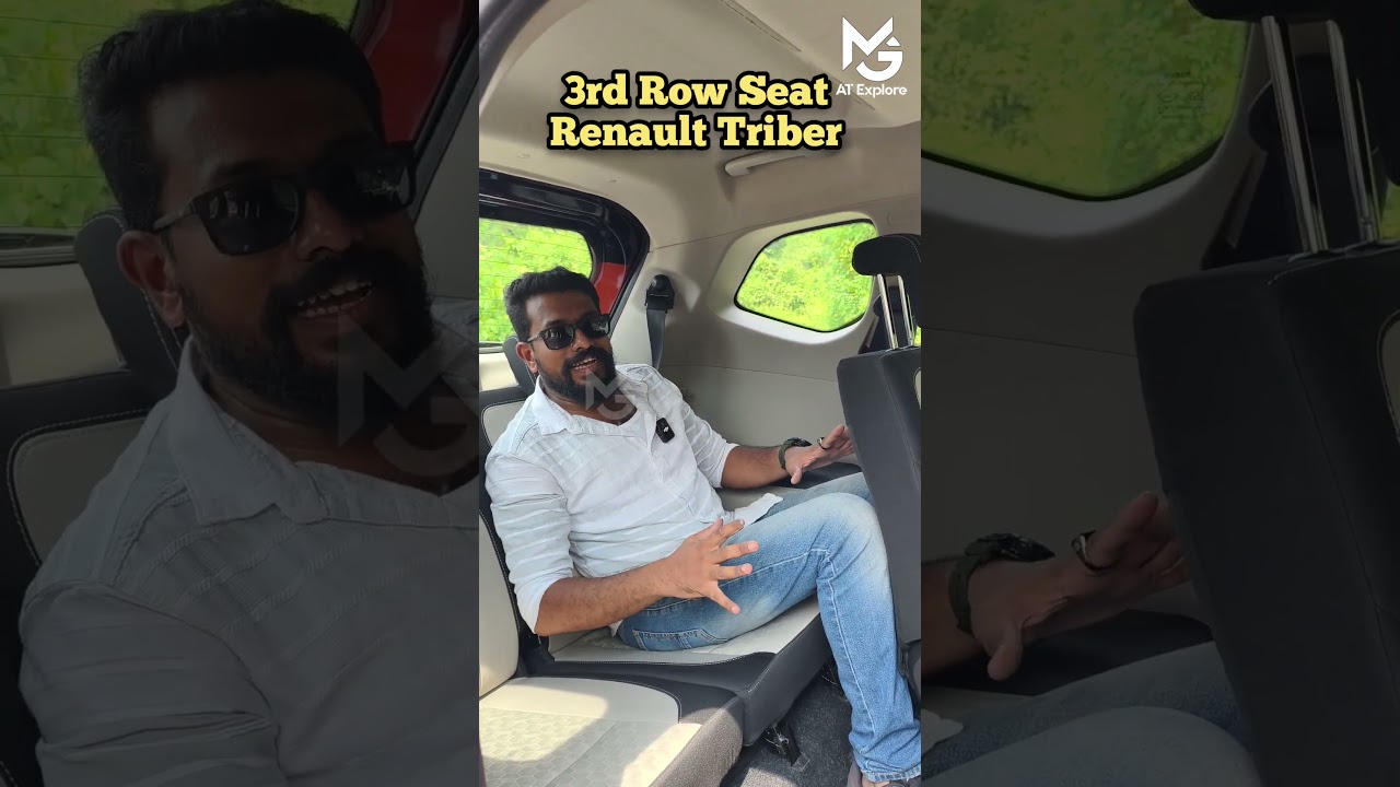 റെനോ ട്രൈബറിന്റെ 3rd റോ നോക്കിയാലോ | Renault Triber 3rd Row Seating Confort