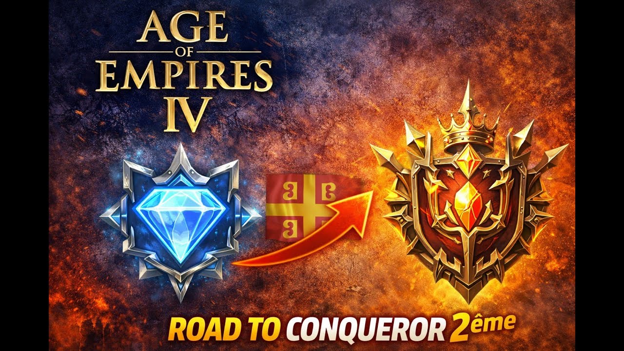 Bataille d'Age 2 contre maliens ! AOE4 Ranked diamant
