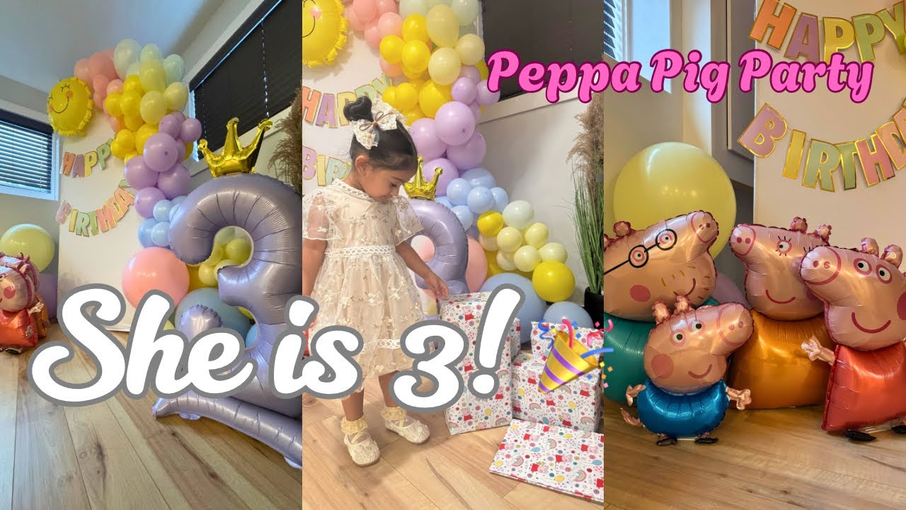 Peppa Pig Party 🐷🎉 for 3 year old 