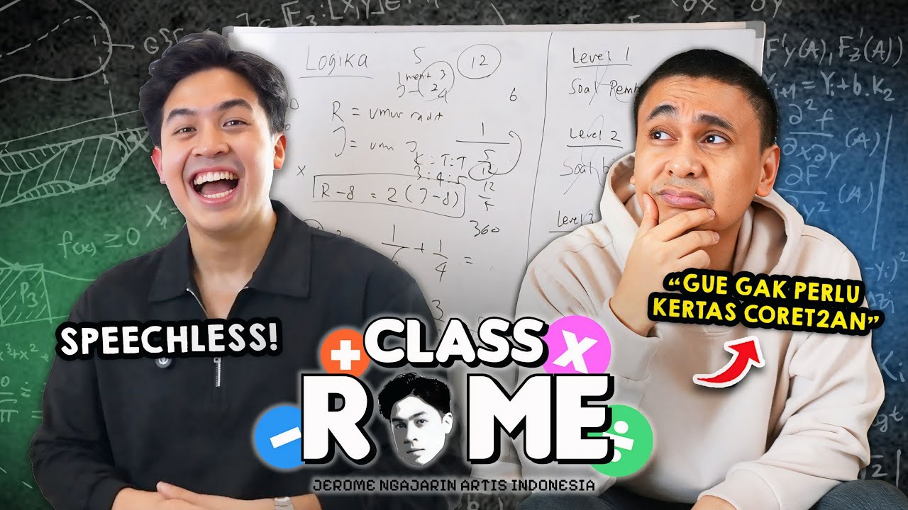 WAH! TES MATEMATIKA RADITYA DIKA, JEROME SPEECHLESS!? | NGAJARIN ARTIS INDONESIA
