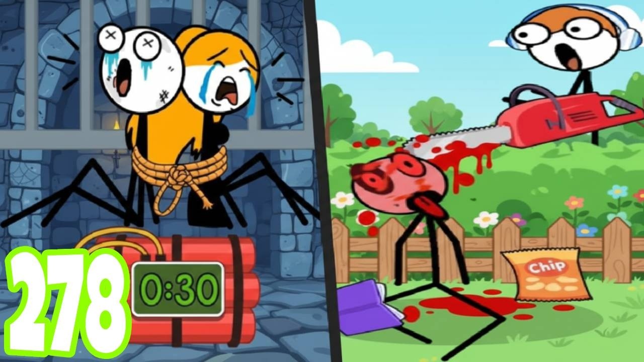 Dop: Die or Party vs Alchemy Puzzle - Gameplay Walkthrough Part 278 Puzzle Stickman (ANdroid/ios)