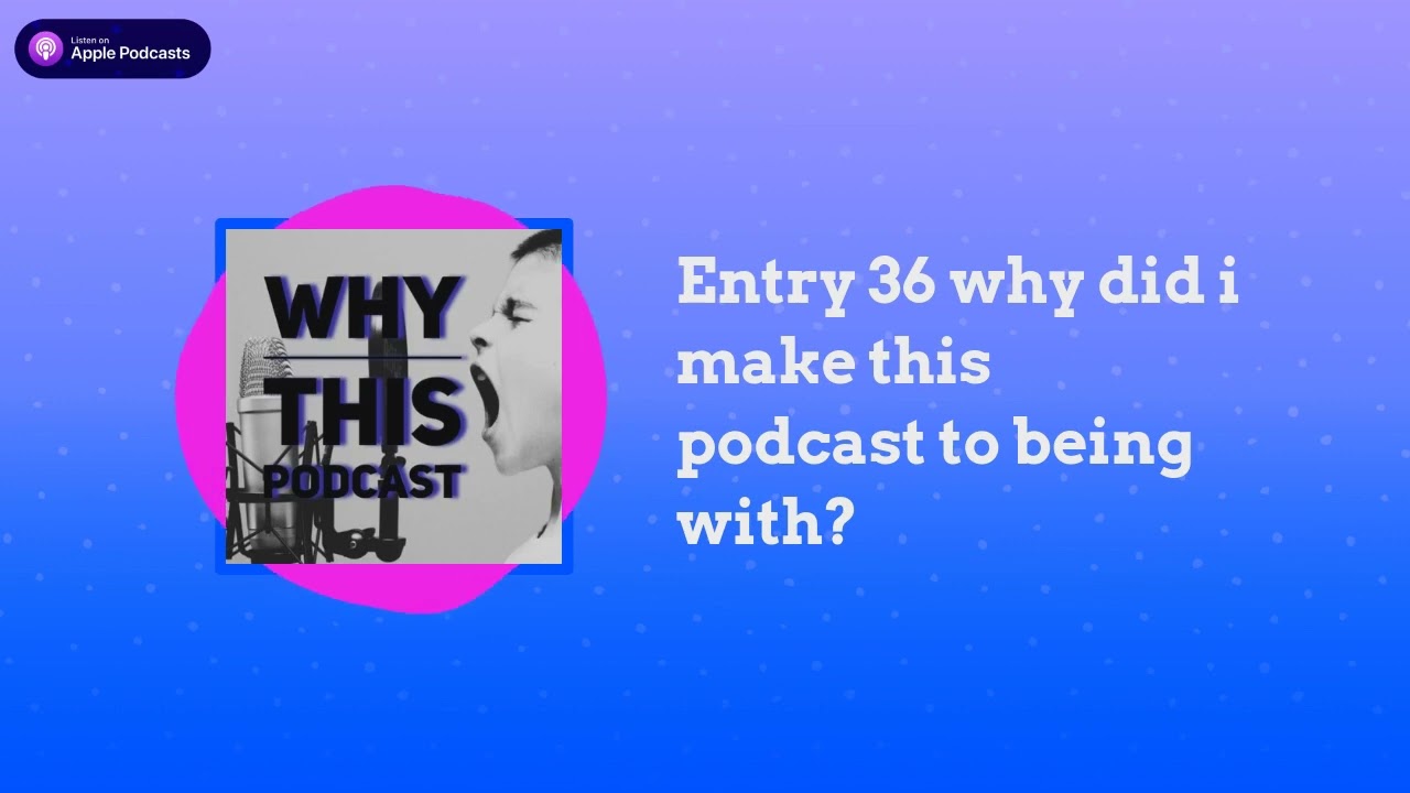 The Divorce Diaries - Entry 36 why did i make this podcast to being with?
