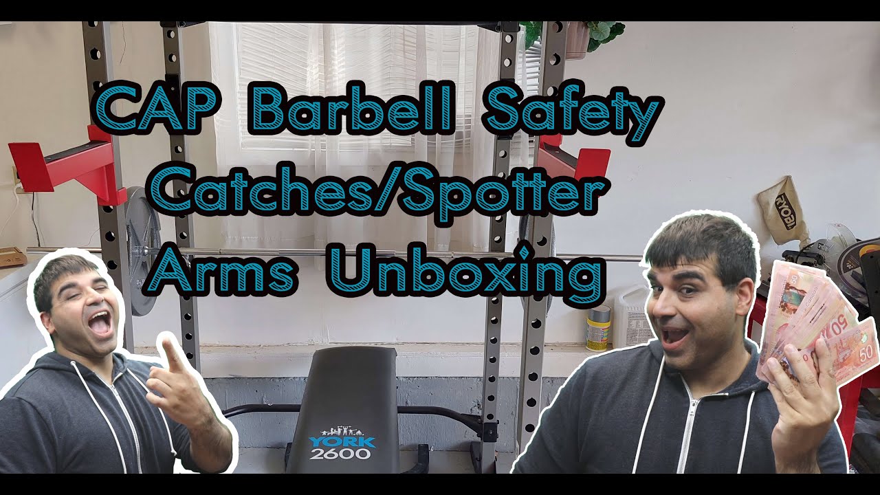 CAP Barbell Safety Catches/Spotter Arms Unboxing #CAP #Fitness #Gym #Homegym #Workout #unboxing