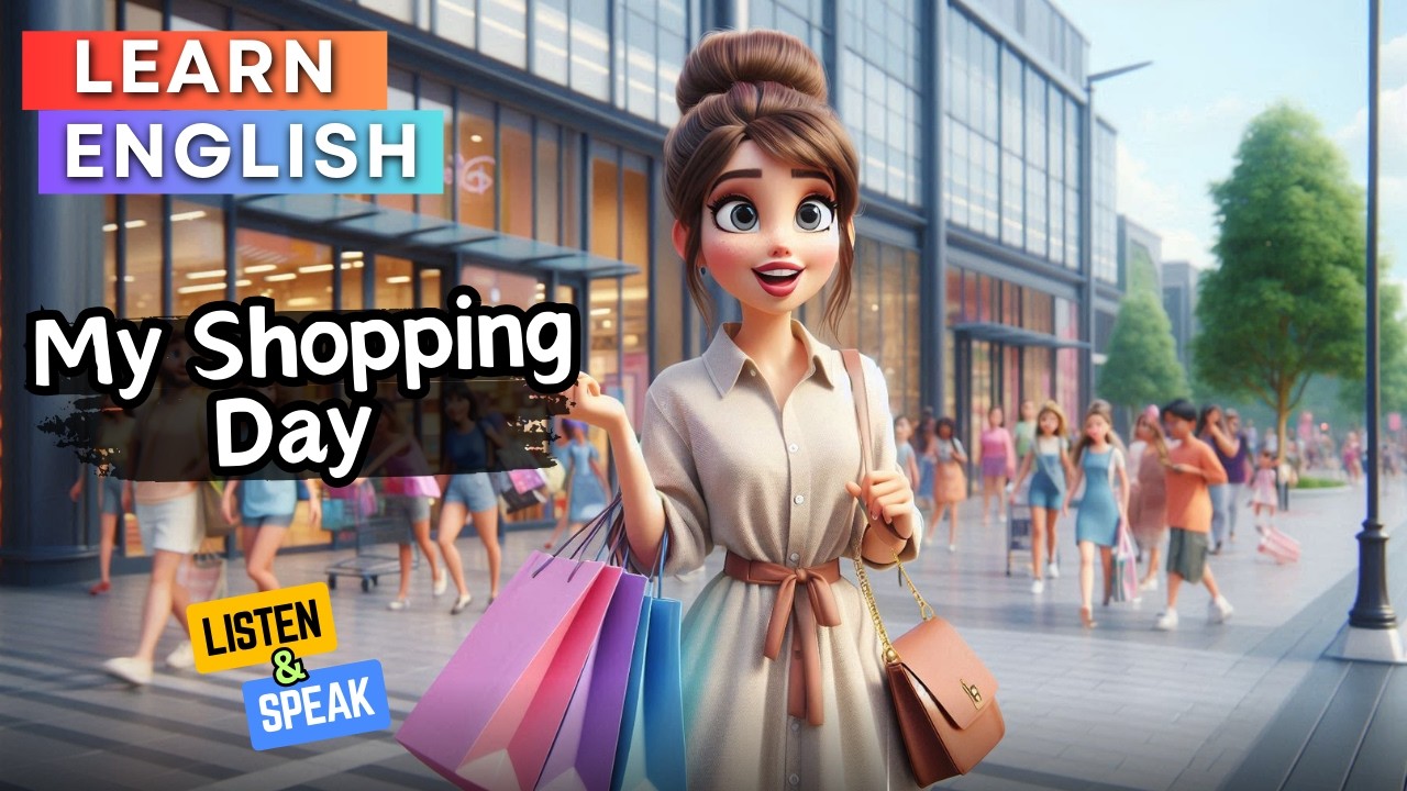 My Shopping Day | Learn English Through Story | English Listening & Speaking Practice