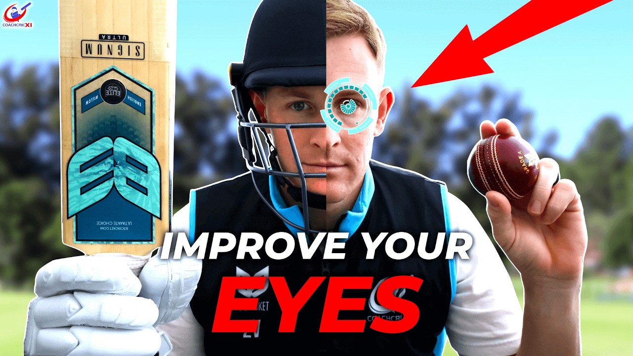 DRILLS to help you WATCH THE BALL better in Cricket