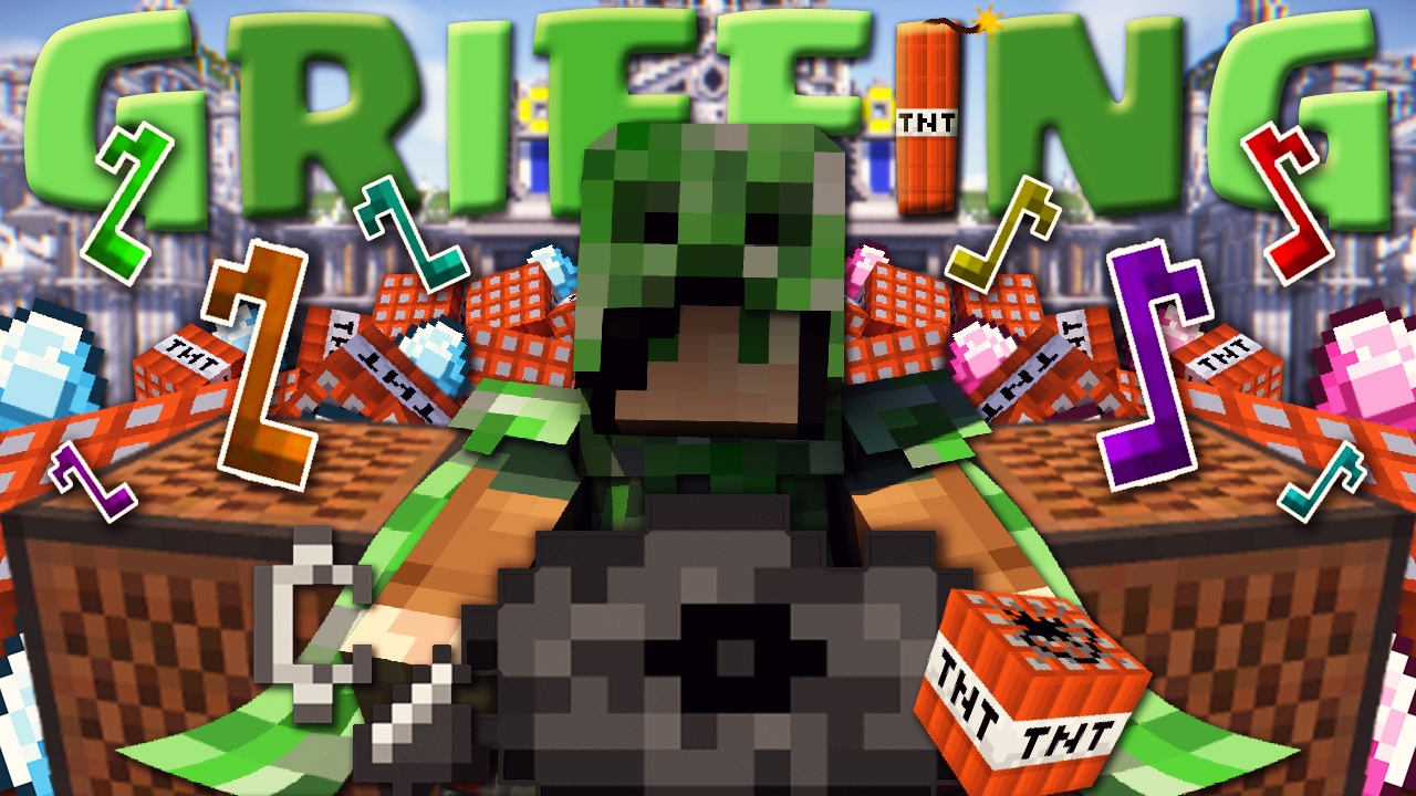 GRIEF AL SERVER IMPONENTE E LA CANZONE INQUIETANTE - Minecraft ITA - GRIEFING