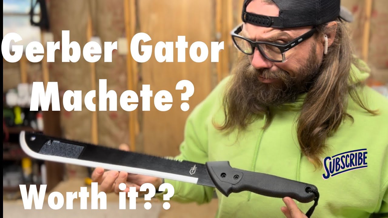 Is the Gerber Gator Machete any good?!?! SHOCKING WHATS INSIDE!!