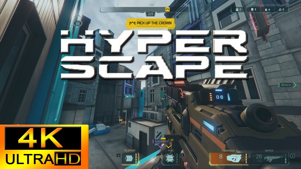 Hyper Scape - Multiplayer Gameplay | 4K 60FPS (No Commentary)