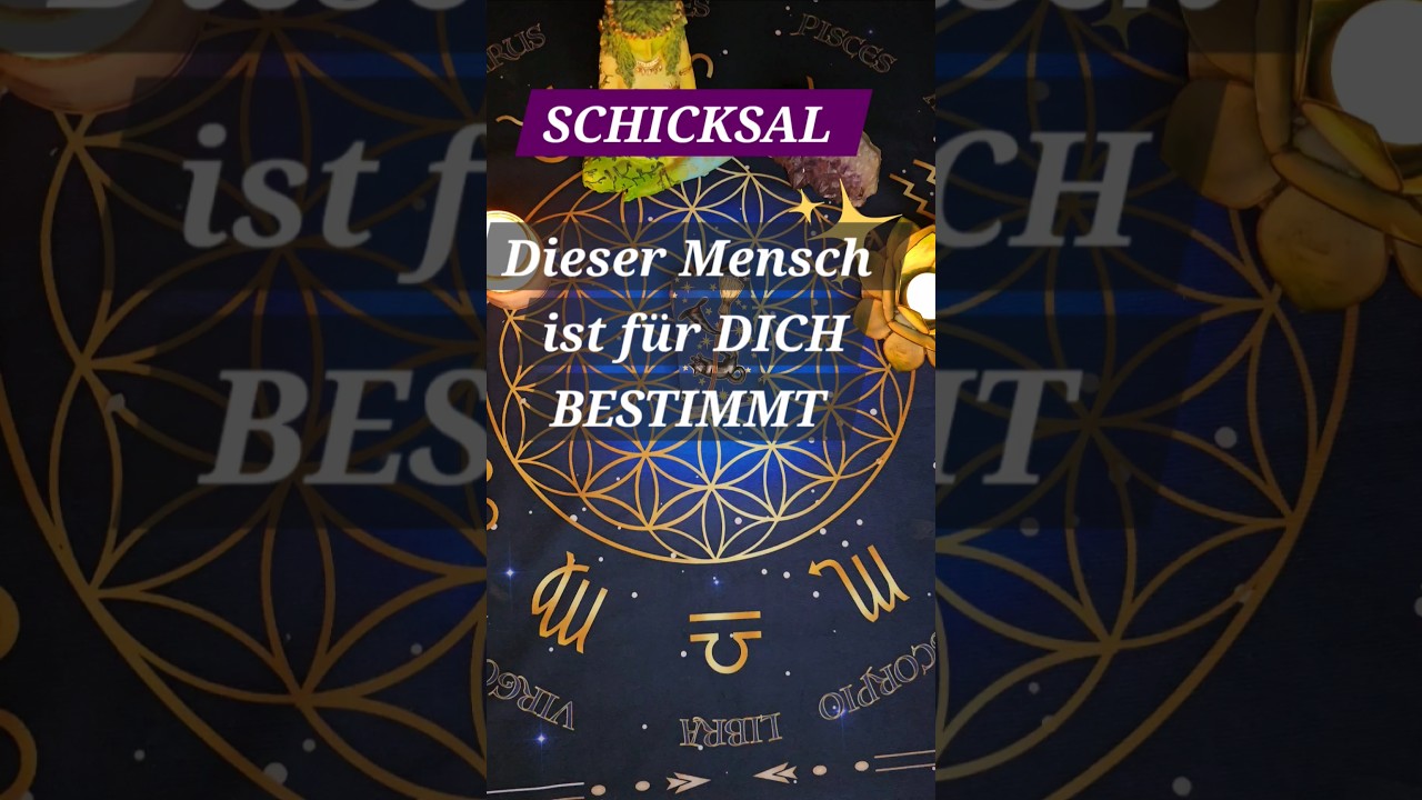 Dieser Mensch ist f&uuml;r DICH BESTIMMT✨️ #tarot #reading #orakel