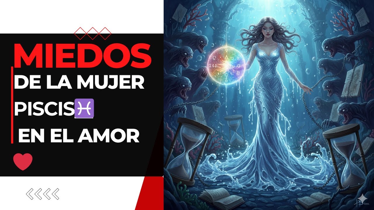 El océano insondable de los miedos de la mujer de Piscis ♓ 🐟 en el amor / Astrología del amor 💝