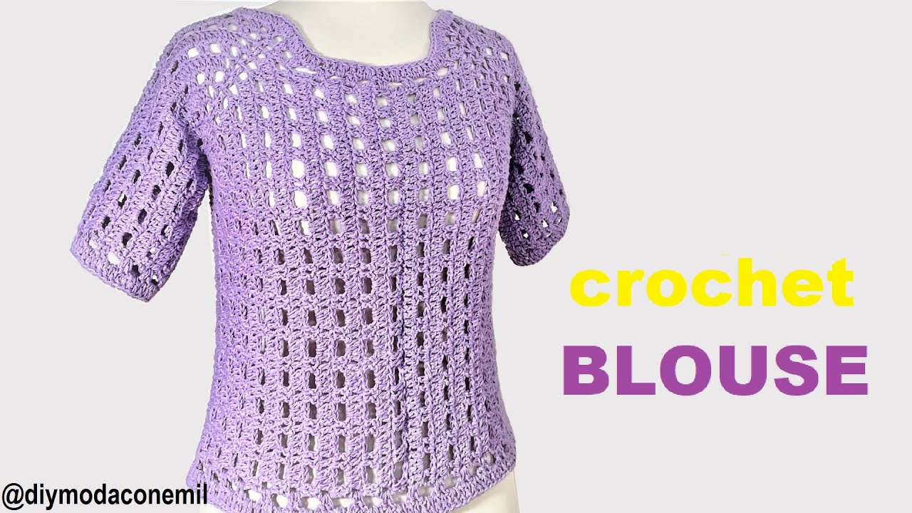 How to crochet  women´s sweater