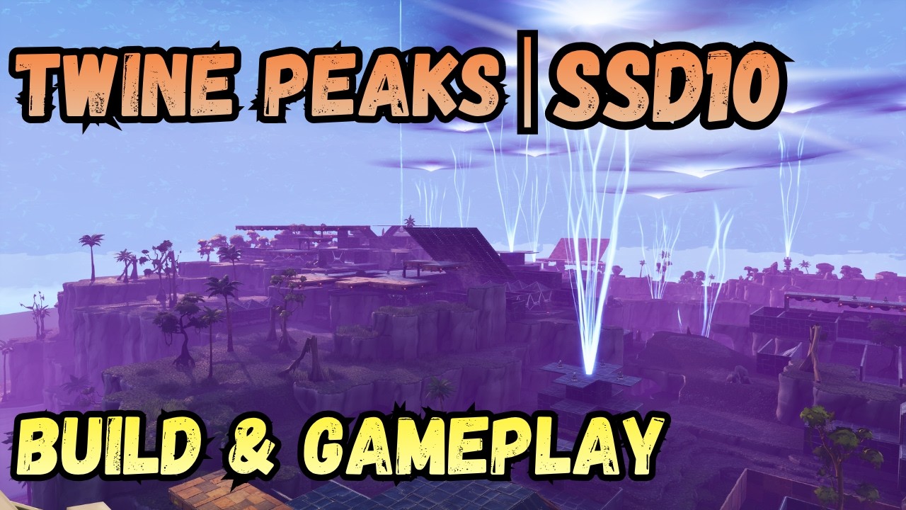Постройка и геймплей Twine Peaks SSD 10 (Оборона штормового щита 10) | Fortnite STW