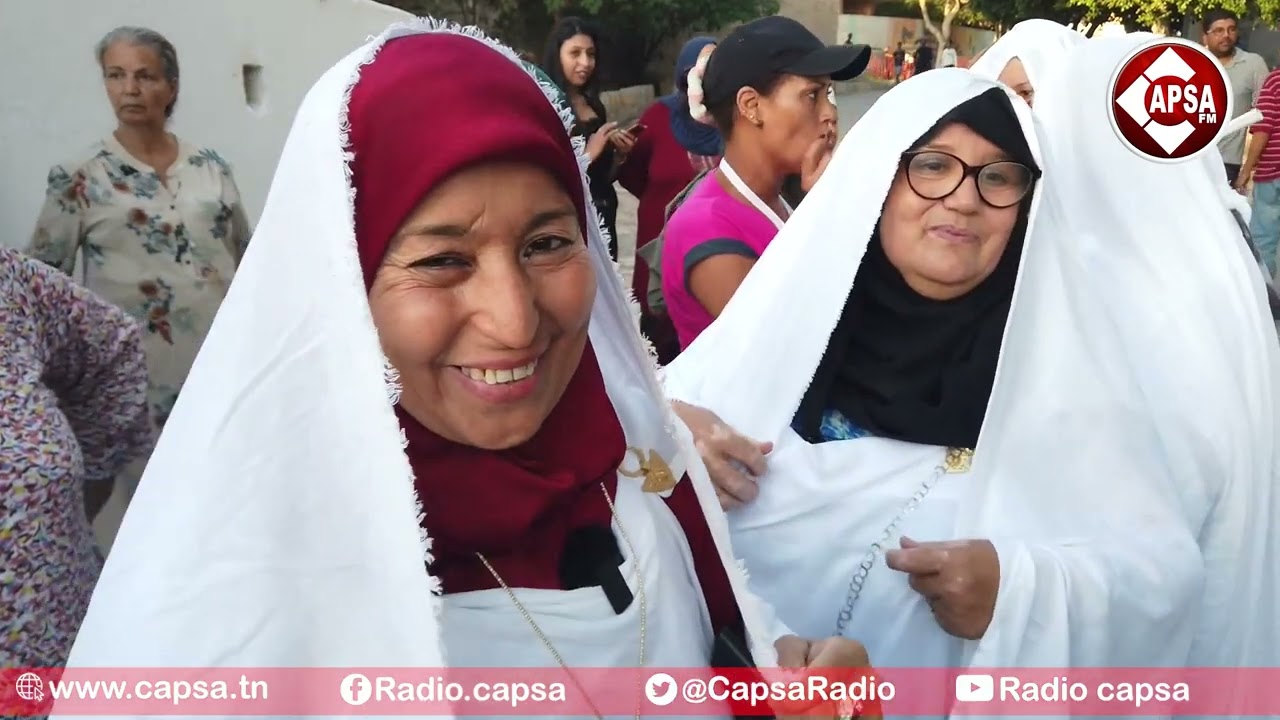 خرجة حراير قفصة بالملحفة القفصية