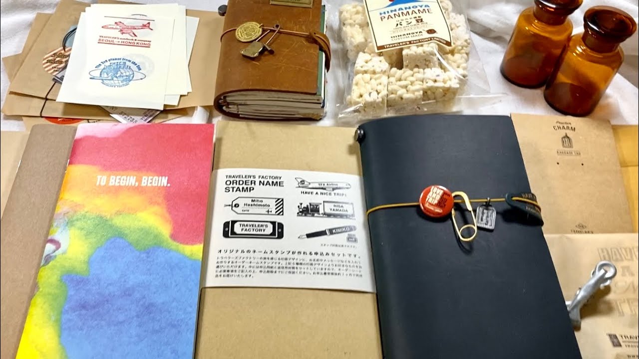トラベラーズファクトリー中目黒店♡初のトラベラーズノートレギュラーサイズを購入♪セットアップ（Traveler's Factory Nakameguro）紙もの♡購入品紹介