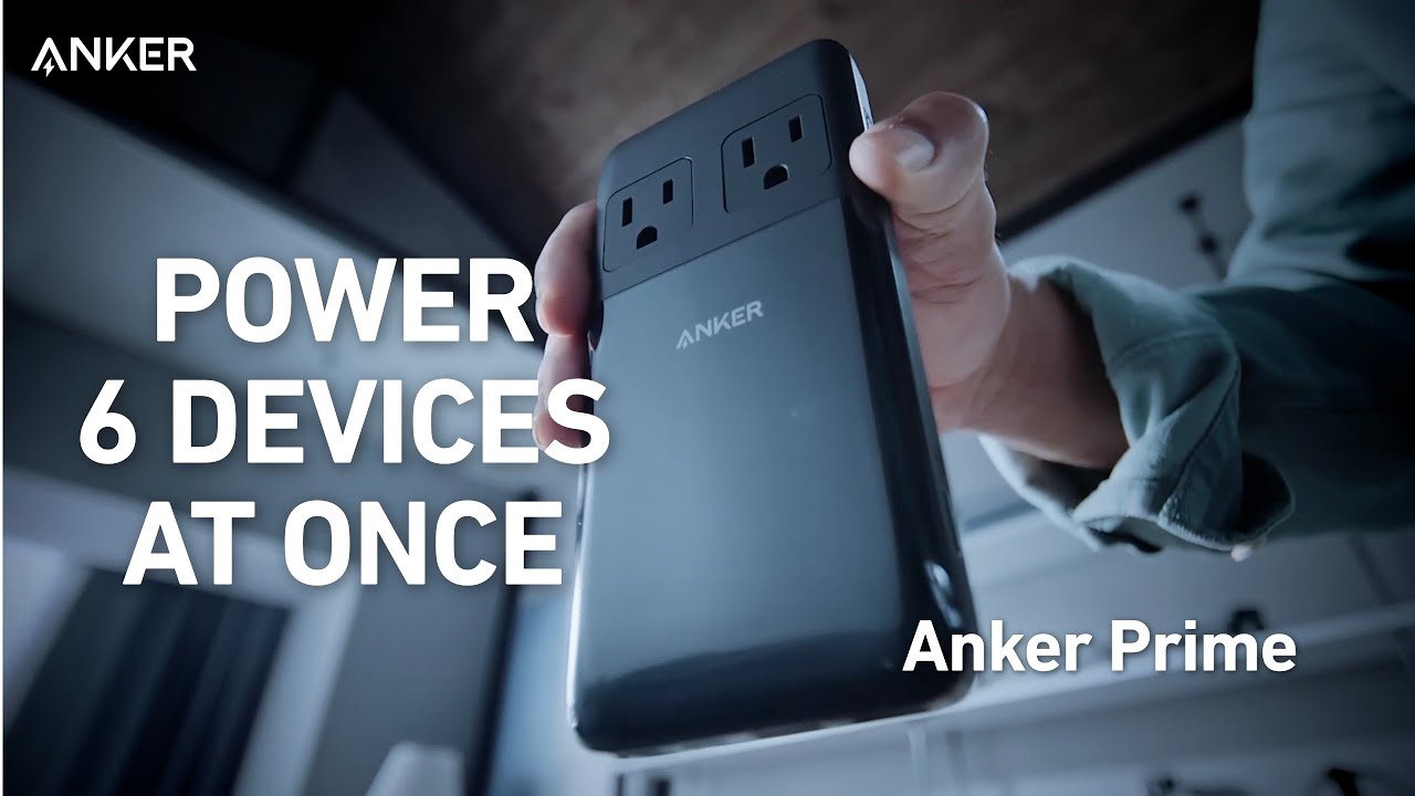 Ultra-Slim Power&mdash;Anker Prime 6-in-1 Charging Station