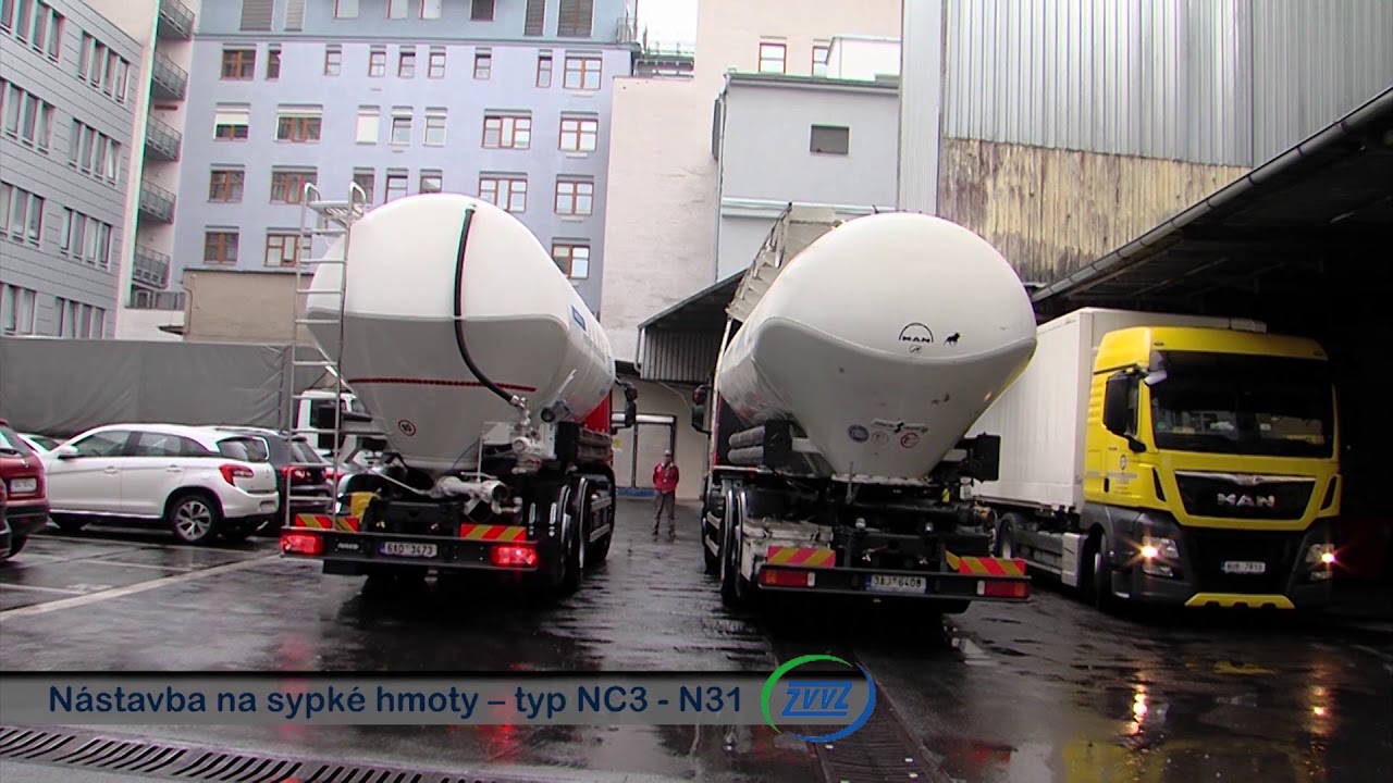 ZVVZ Milevsko - cisterny a sila - návěsy, nástavby, video s fotografiemi