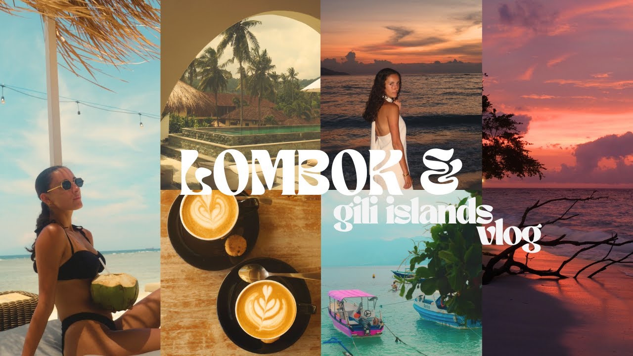 Gili Islands & Lombok Vlog 🇮🇩 | Relaxed Couple’s Trip + Food & Beach Vibes