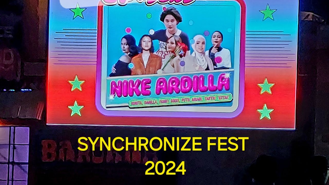 MERINDING!  NIKE ARDILLA DIHIDUPKAN KEMBALI DALAM KONSER (HOLOGRAM) AT. SYNCHRONIZEFEST 2024