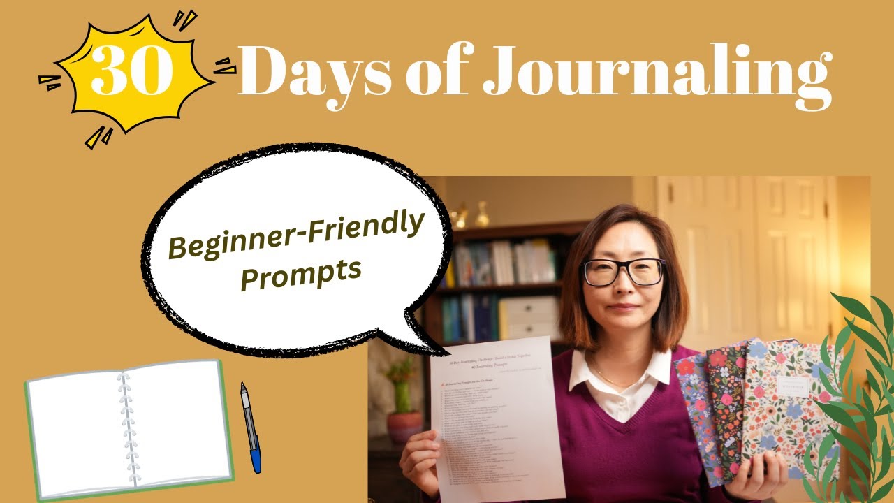 30-Day Journaling Challenge for Beginners | Daily Prompts to Build a Habit