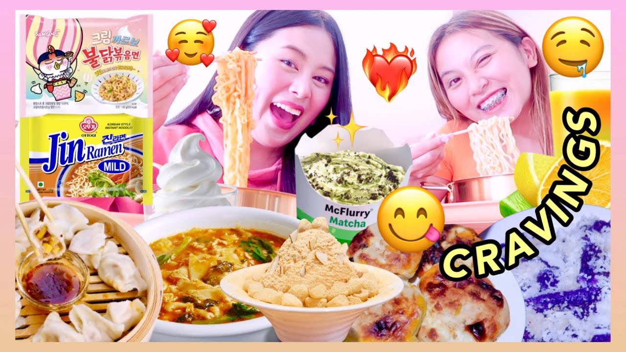 EATING THE CRAVINGS OF MY SUBSCRIBERS/FOLLOWERS (2023 VERSION) 😋🍴🐷 + GET TO KNOW MY COUSIN, MM 🙈✨🧡