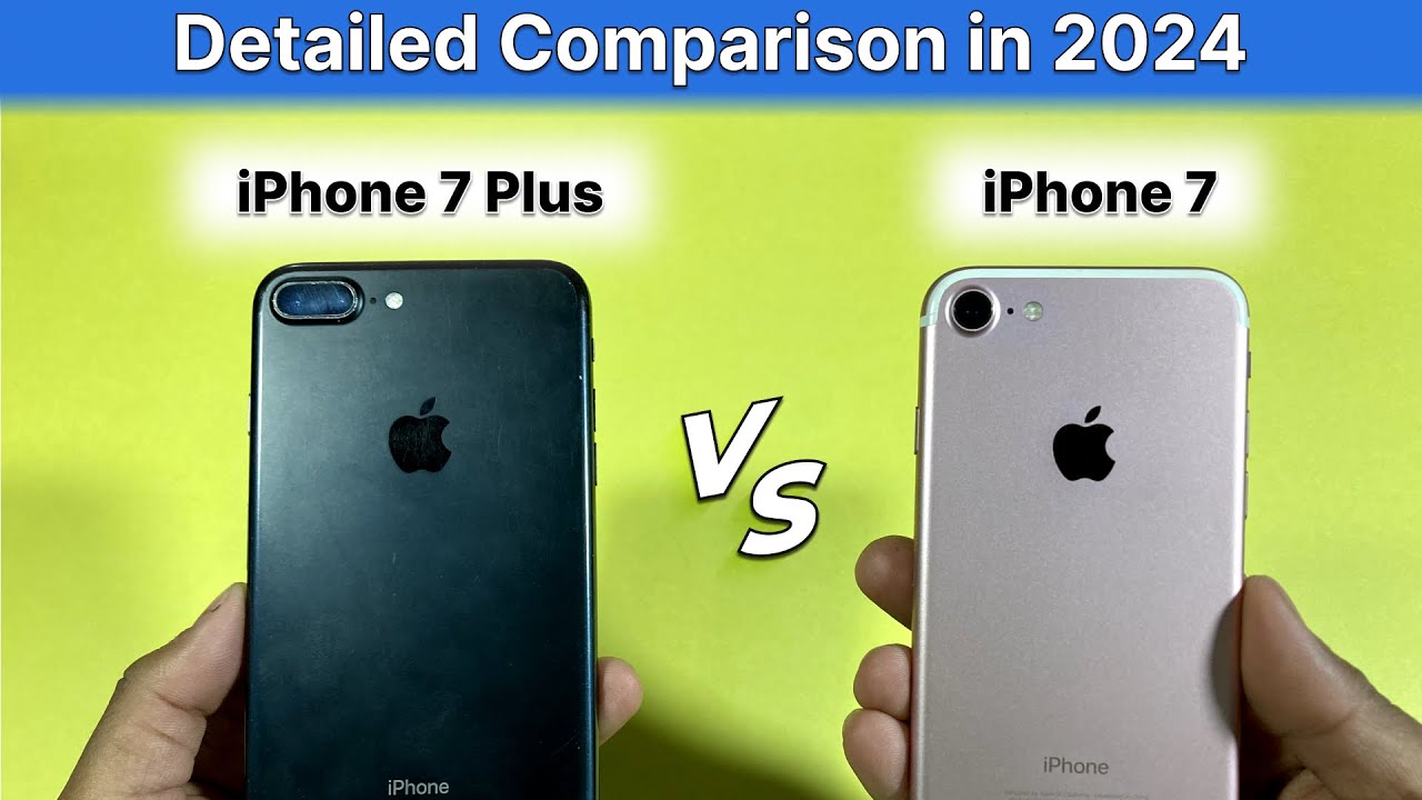 iPhone 7 VS iPhone 7 Plus in 2024 | Detailed Comparison in Hindi | Camera Test - Gaming Test🔥