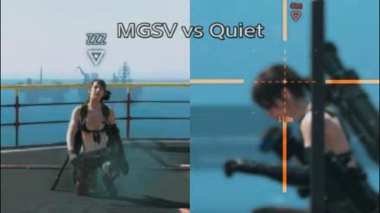 [MGSV FOB] vs Quiet⚔️&🔧