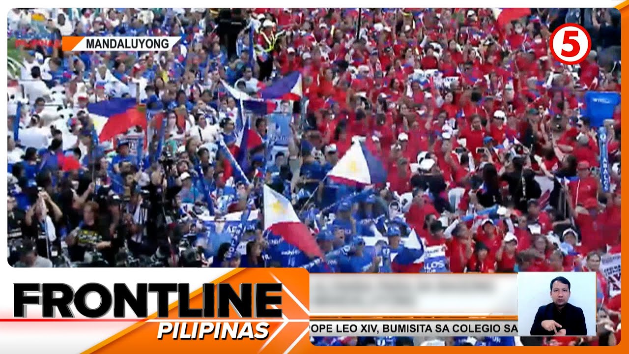 Miting de avance ng Alyansa para sa Bagong Pilipinas, idinaos sa Mandaluyong City